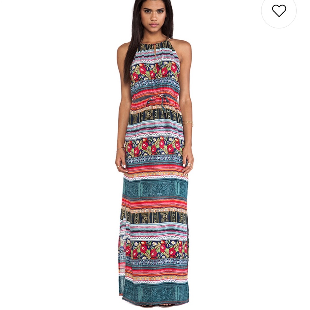 MINKPINK Folk Frenzy Maxi Dress in Multi